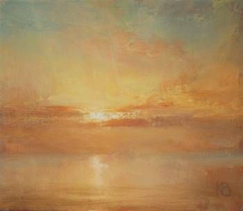 350x303 Small Oil Painting Of Dawn - Painting Dawn