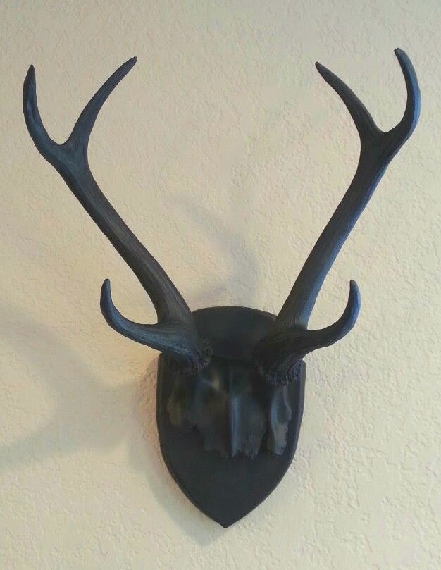 626x809 The Boho Bird Diy Painted Deer Antlers - Painting Deer Antlers