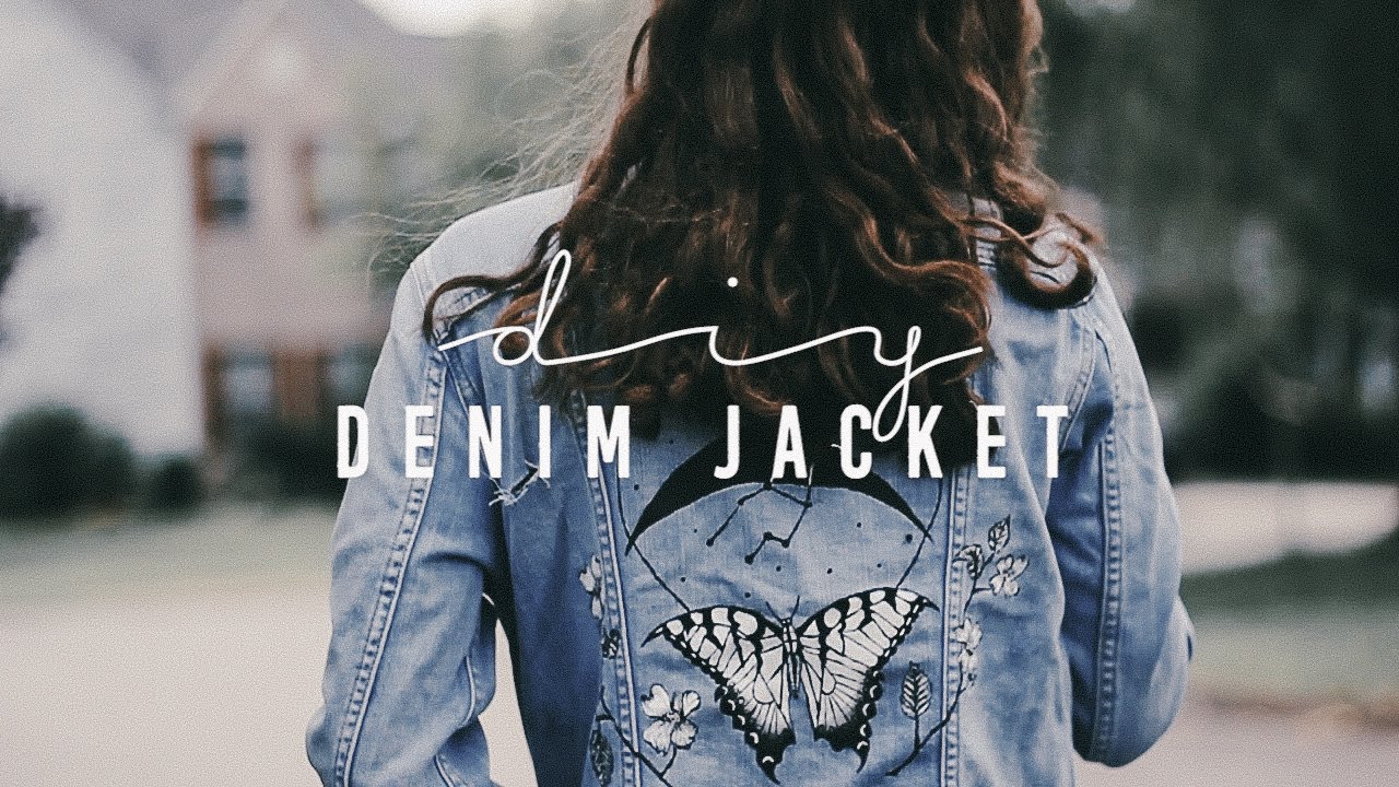 1280x720 Diy) Painted Denim Jacket - Painting Denim Jacket