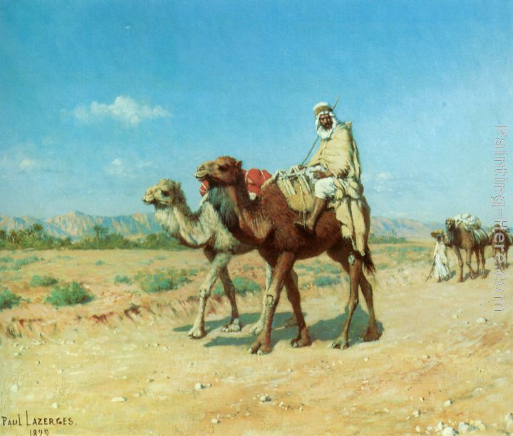 720x613 Jean Baptiste Paul Lazerges In The Desert Painting Anysize 50% Off - Painting Desert