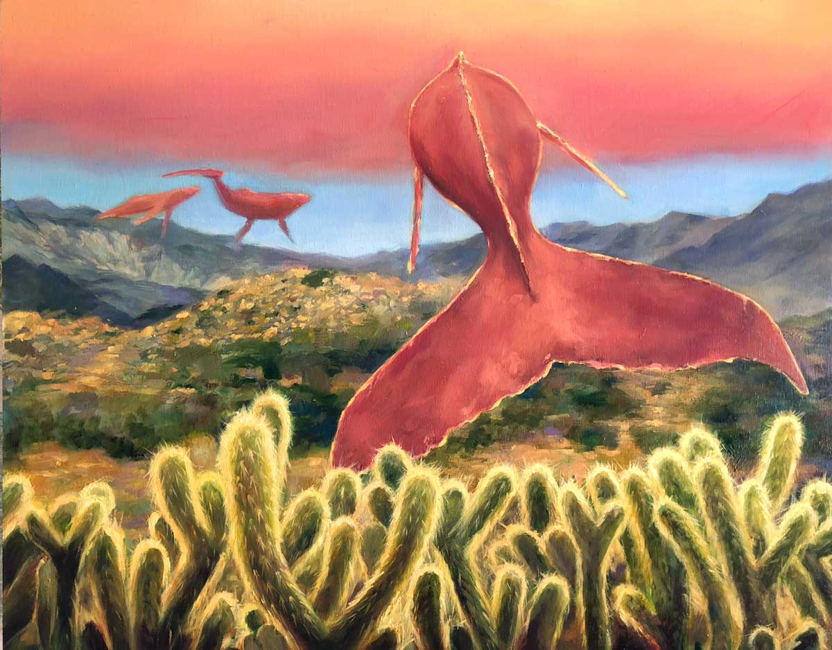 1200x938 Original Painting - Painting Desert