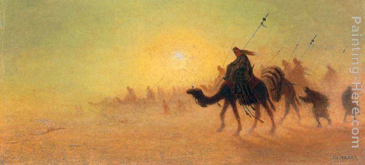 720x325 Charles Theodore Frere Crossing The Desert Painting Anysize 50 - Painting Desert