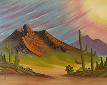 340x270 Desert Painting Etsy - Painting Desert