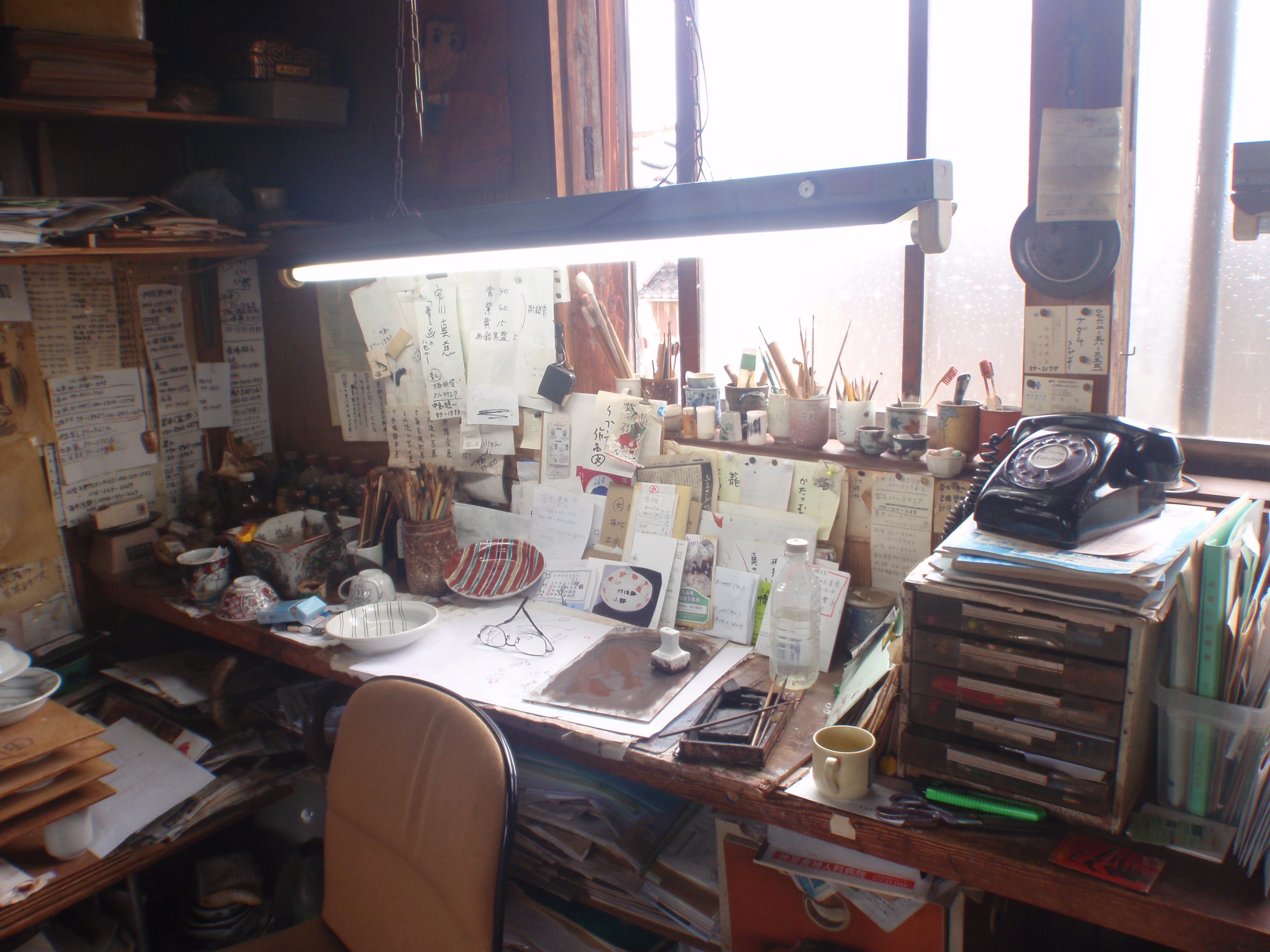 3968x2976 My Kutani Painting Teacher's Painting Stuio The Spirit Of Japan - Painting Desk