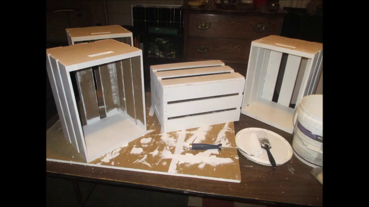 1280x720 Painting Desk Amp Wood Crates - Painting Desk