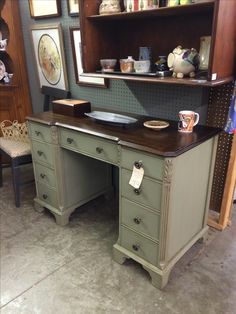 236x314 Project Forever Home Old Teacher's Desk Refurbished Find Desks - Painting Desk