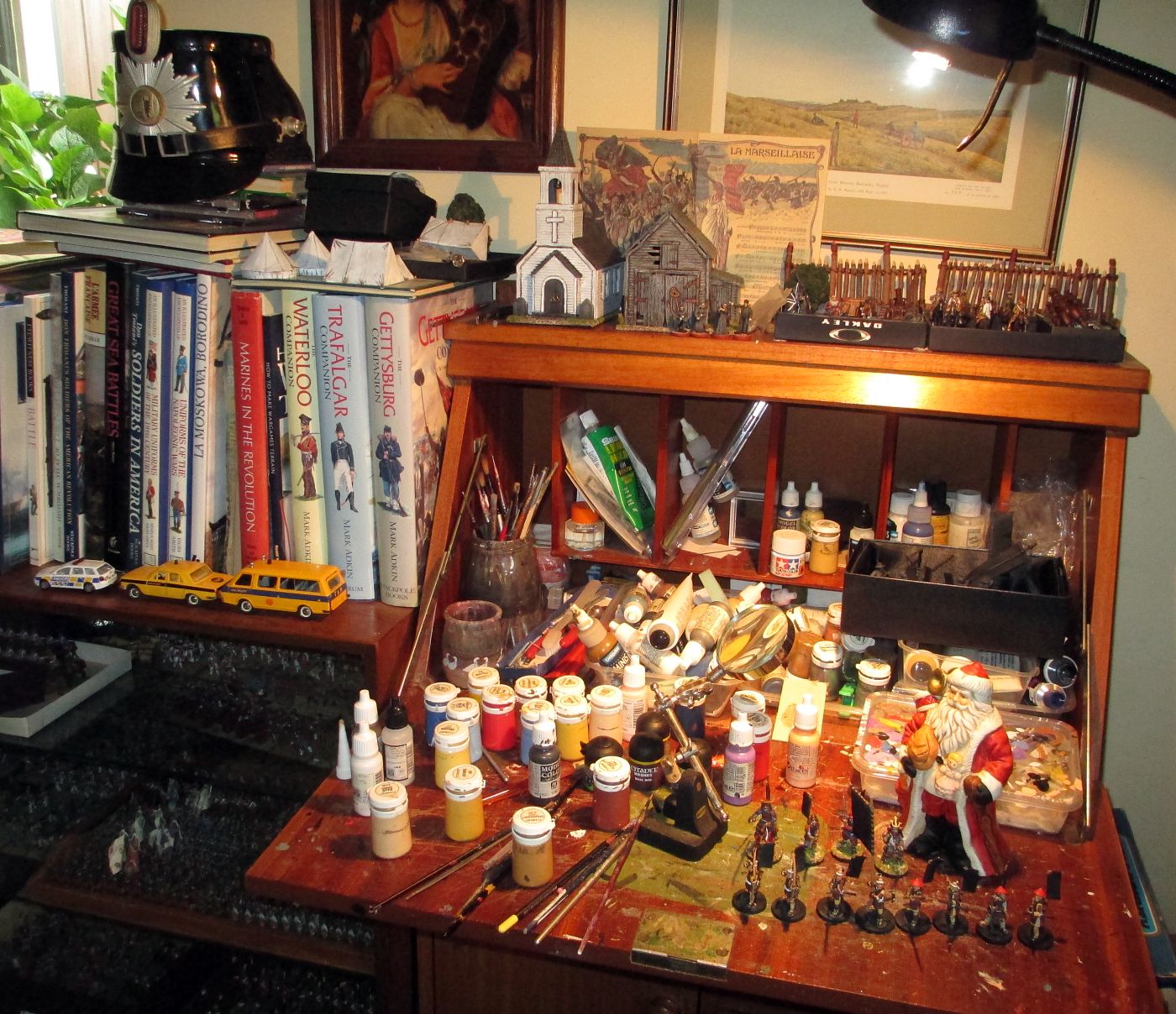 1400x1208 Merry Christmas - Painting Desk