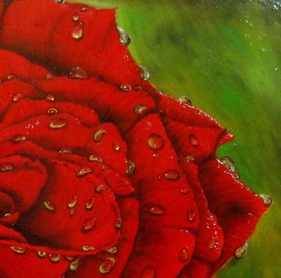 400x397 Paintings From Trinidad - Painting Dew Drops