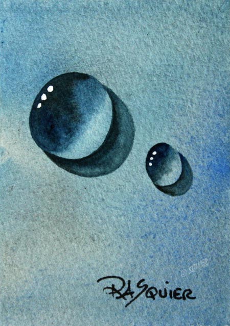 450x639 The Rita's Art Blog Friday And The Painting A Day Challenge - Painting Dew Drops