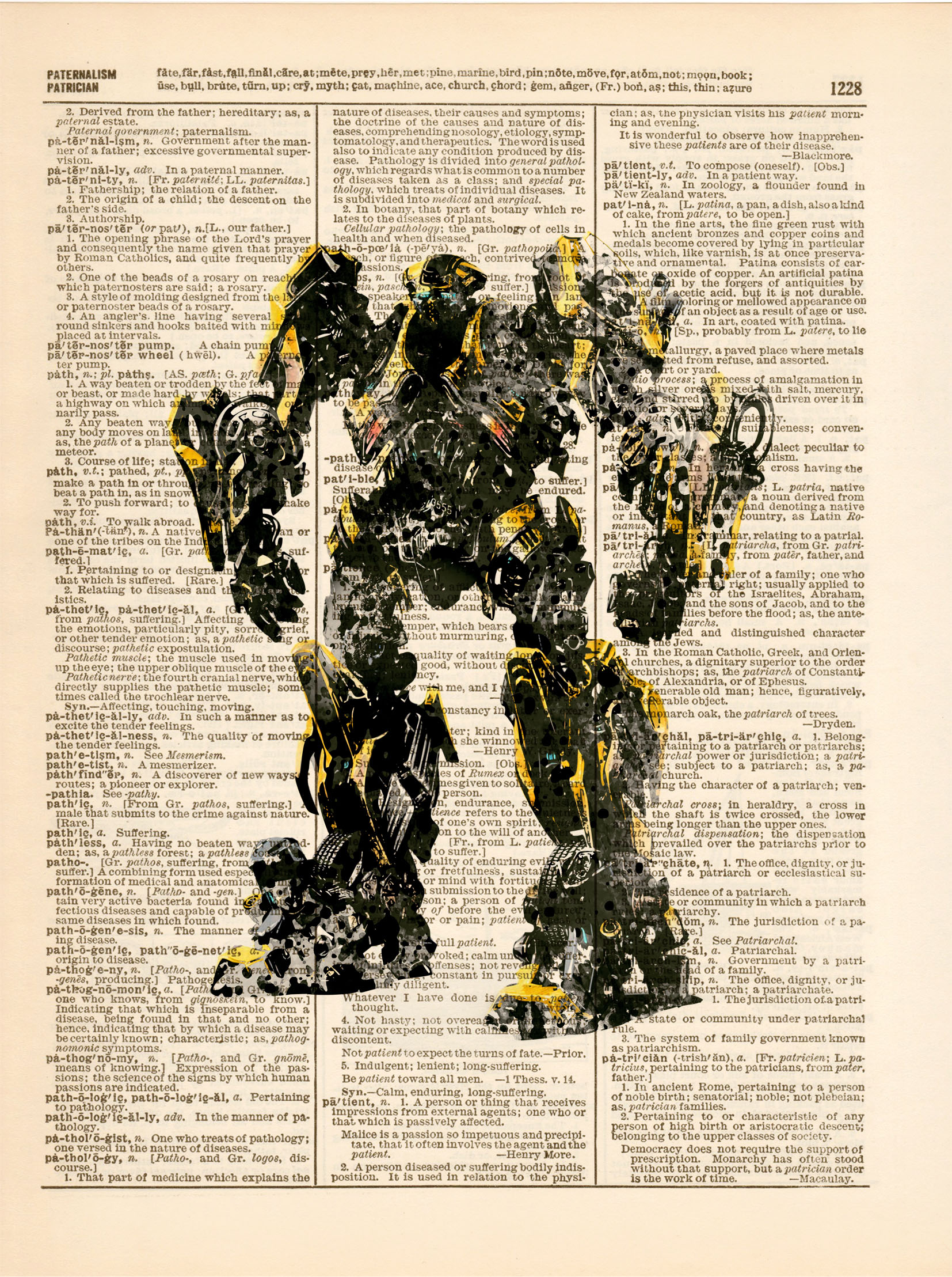 1654x2217 Dictionary Art Print - Painting Dictionary