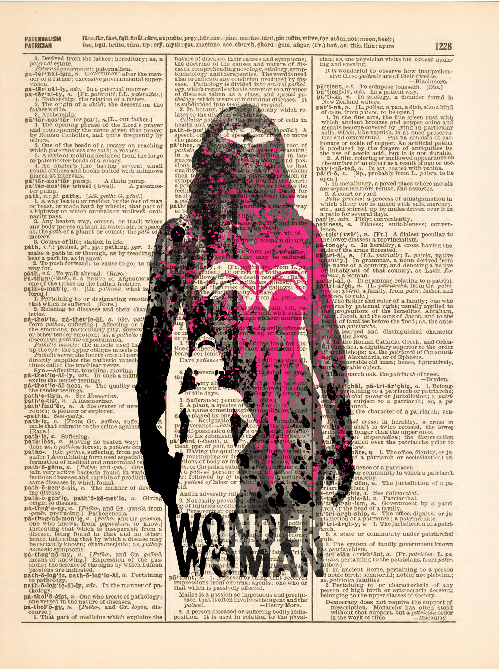 1654x2216 Dictionary Art Print - Painting Dictionary