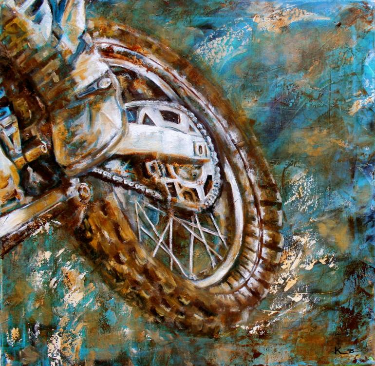 770x751 Saatchi Art Dirt Kicker Painting By Kerry Brown - Painting Dirt
