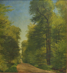 272x300 Carl Frederick Aagaard (Danish, 1833 1895) Landscape Oil Painting - Painting Dirt