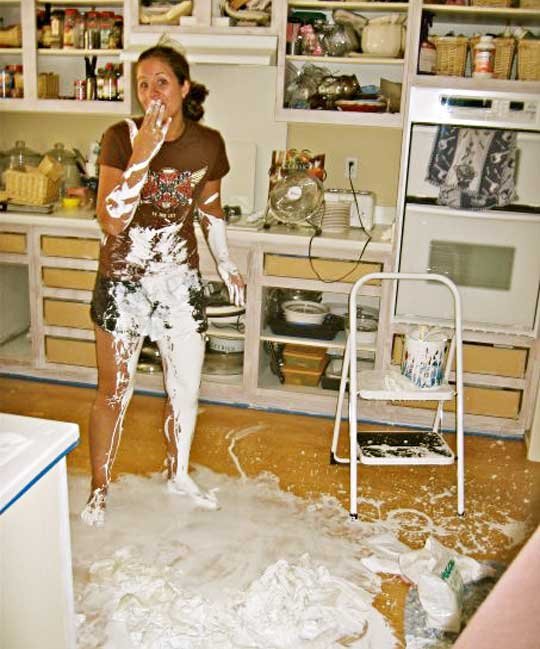 540x649 When Amateur Painters Paint - Painting Disaster