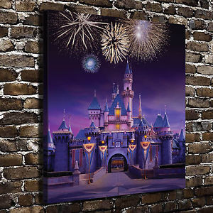 300x300 Disney Castle Paintings Hd Print On Canvas Home Decor Wall Art - Painting Disney