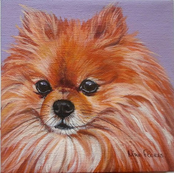 570x565 Dog Portrait Painting Pet Portraits Acrylic Painting Custom - Painting Dog Portraits Acrylic