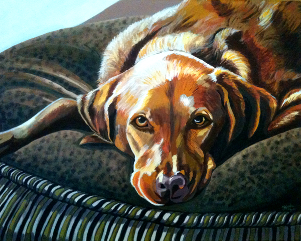 600x480 Gowiggle Paintings - Painting Dog Portraits Acrylic