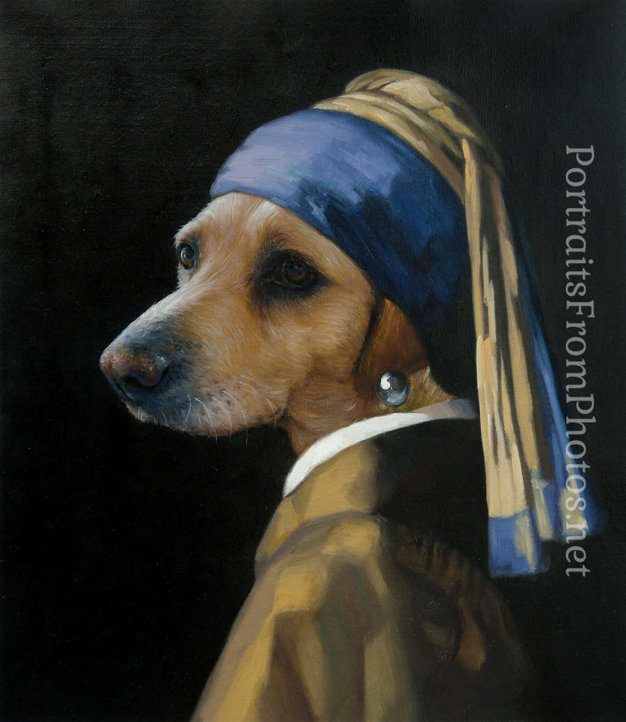 899x1037 Dogs Painted Into Old Master Paintings - Painting Dogs