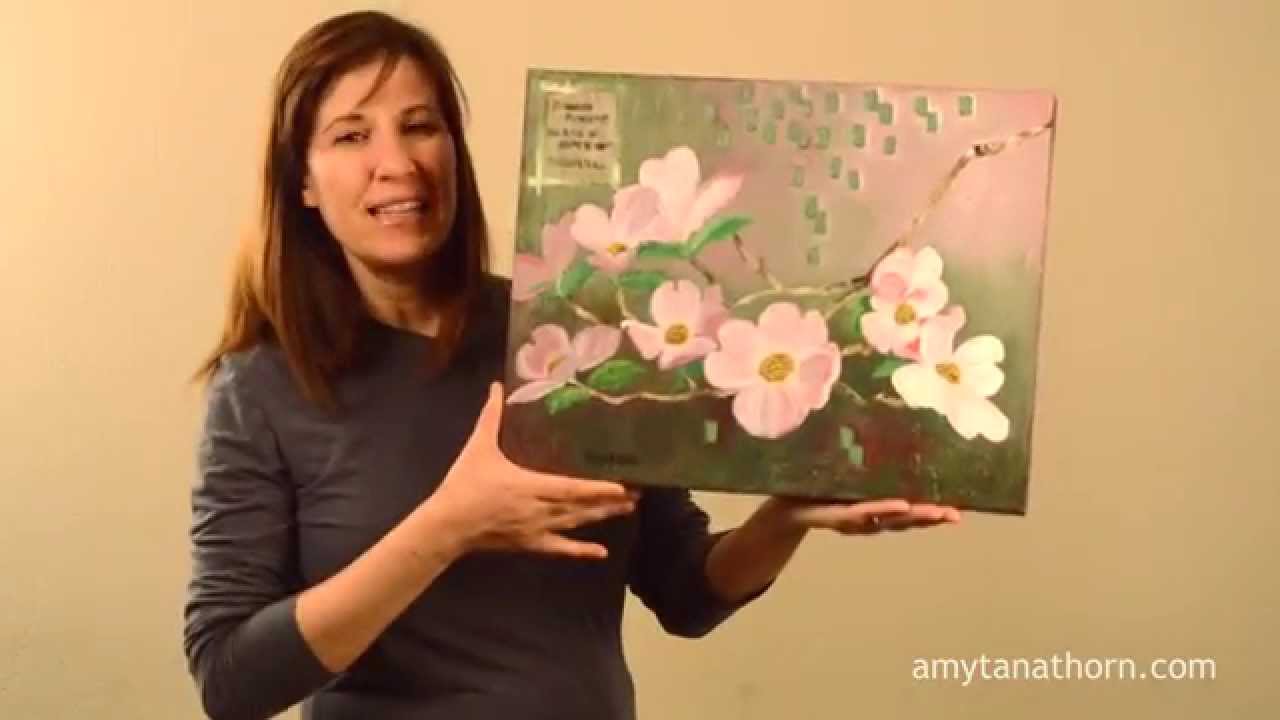 1280x720 Amy Tanathorn Painting Tour Dogwood Flowers! Story - Painting Dogwood Flowers