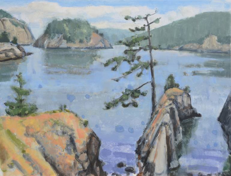 770x587 Saatchi Art Douglas Fir, Deception Pass - Painting Douglas Fir