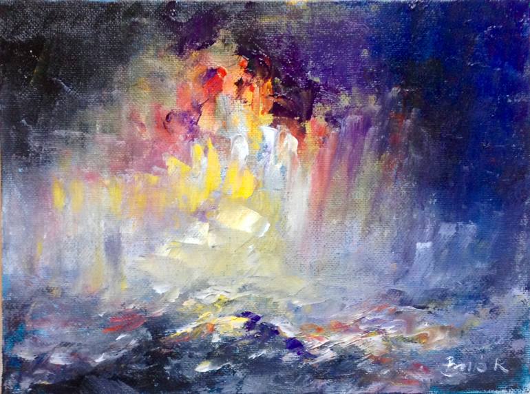 770x572 Saatchi Art Drama . Painting By Konrad Biro - Painting Drama