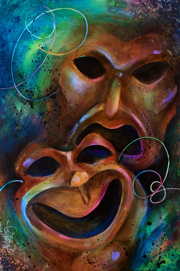 600x900 Drama Painting By Michael Lang - Painting Drama