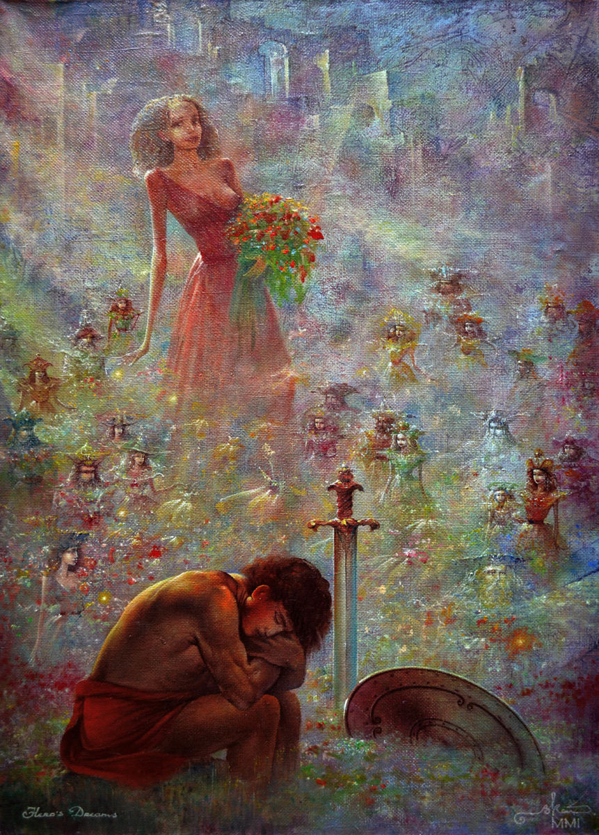 861x1200 Hero's Dreams (Kot Valeriy) - Painting Dreams