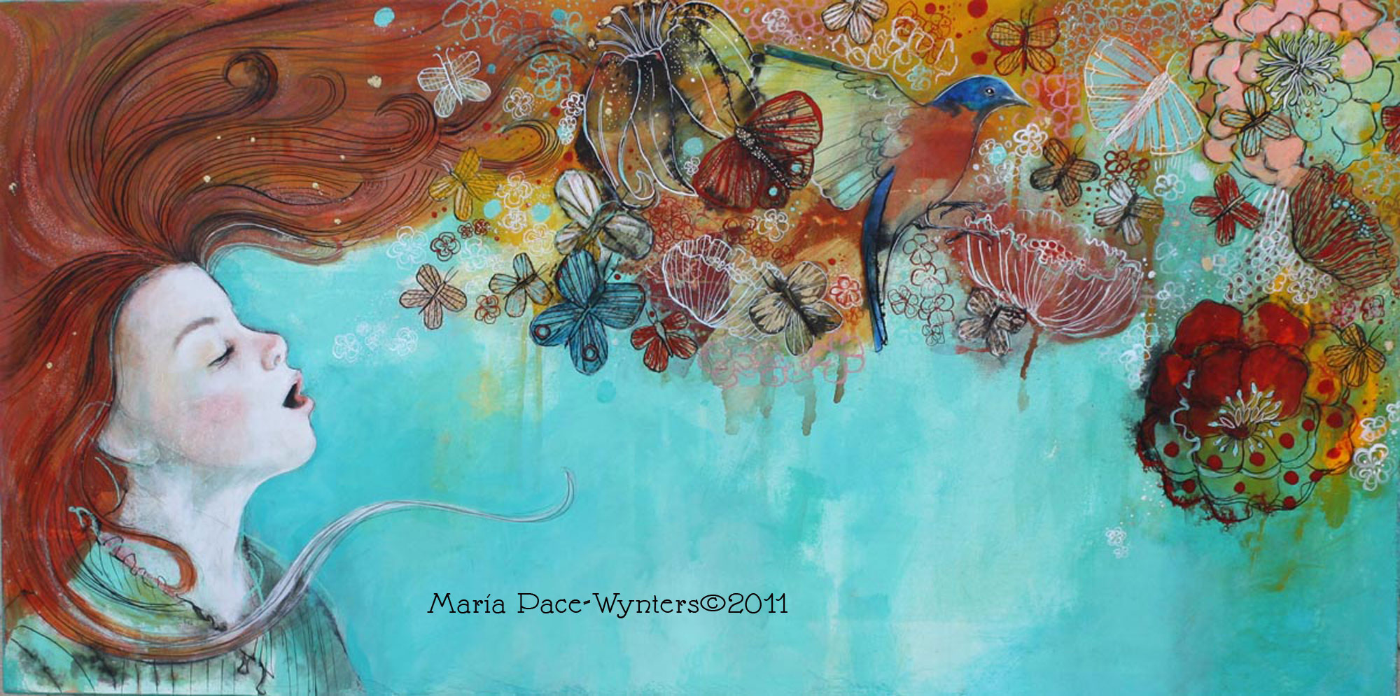 2000x995 I Can See My Dreams Maria Pace Wynters - Painting Dreams