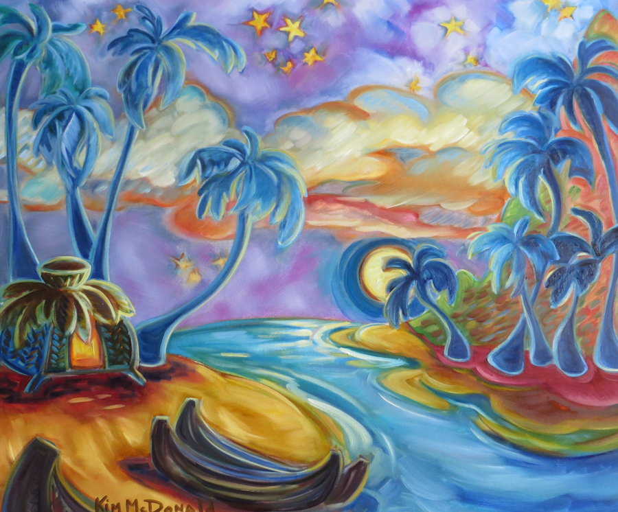 900x746 Moonlit Dreams - Painting Dreams