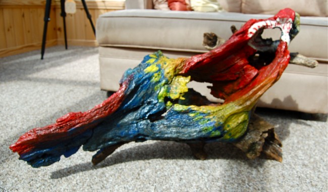 650x380 Driftwood Sculptures - Painting Driftwood Art