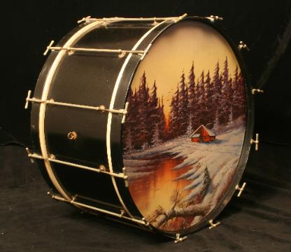 416x360 Vintage Drum Kits (1920s - Painting Drum