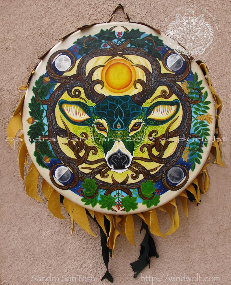 799x984 Windwolf Studio Creativity - Painting Drum