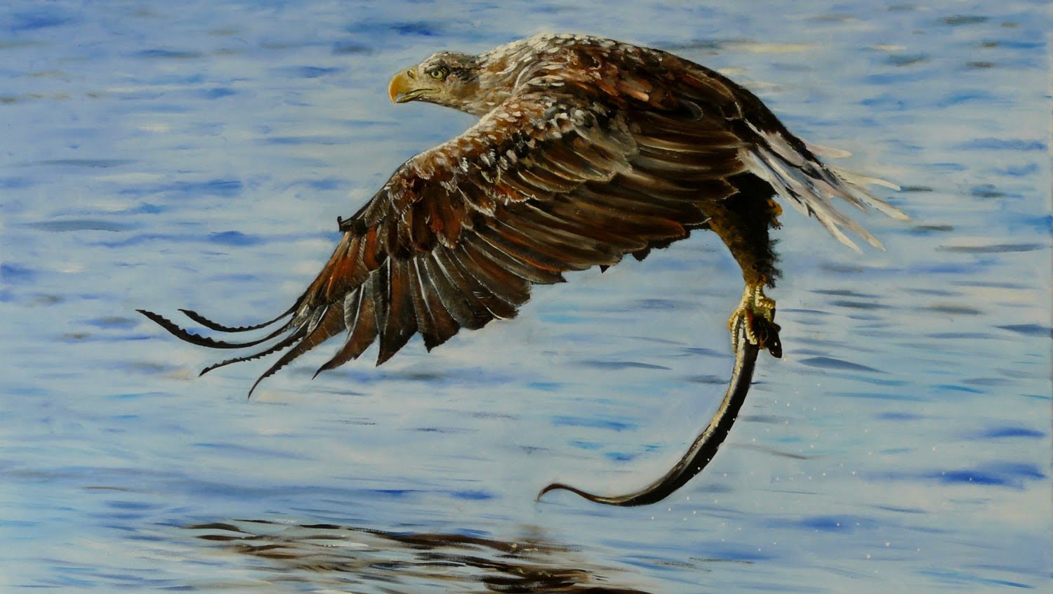 1500x846 How To Paint An Eagle - Painting Eagle