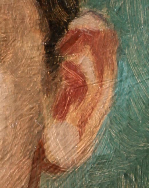 522x660 Gurney Journey Portrait Of Franklin - Painting Ear