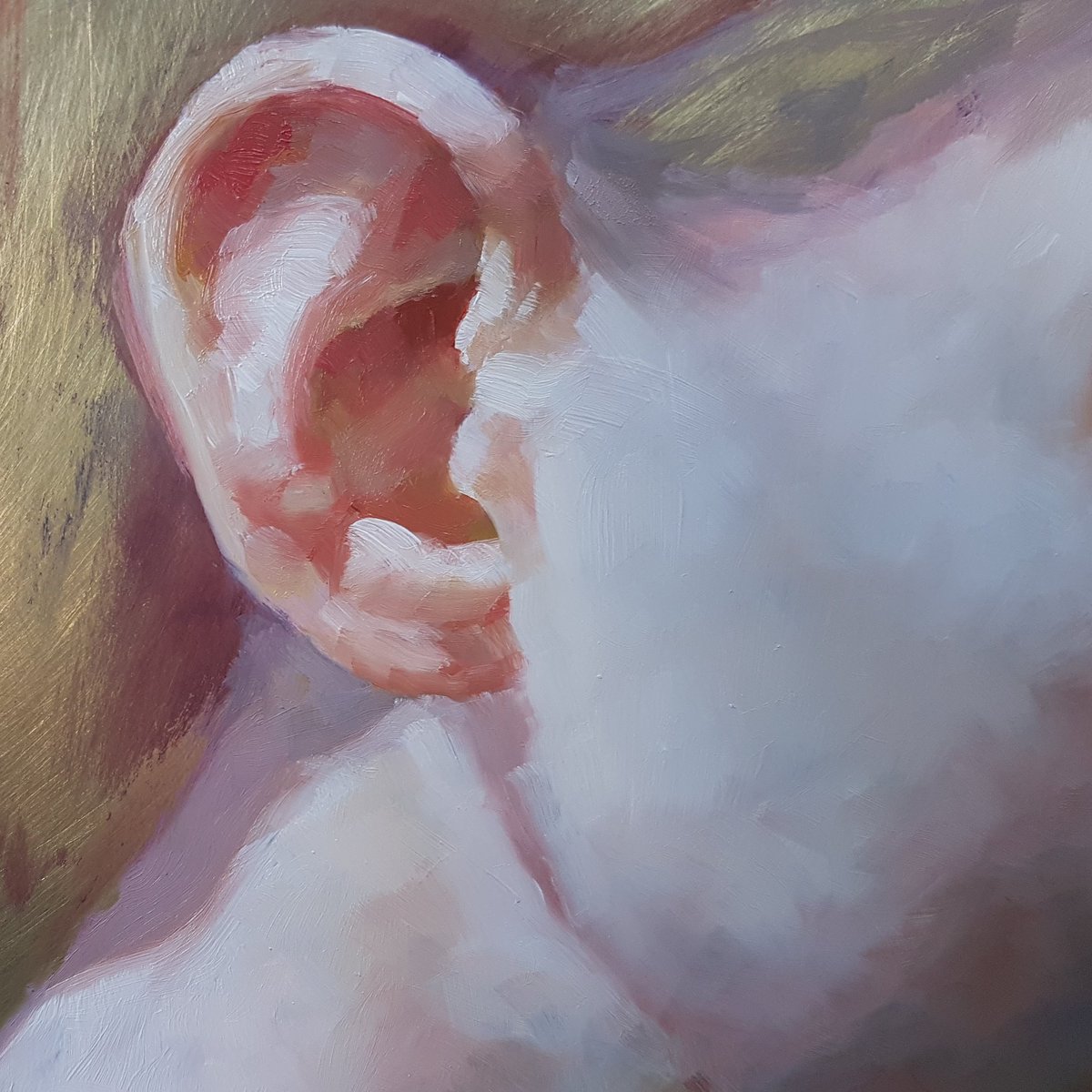 1200x1200 Jennifer Anderson On Twitter Working On An Ear Today. I Love - Painting Ear