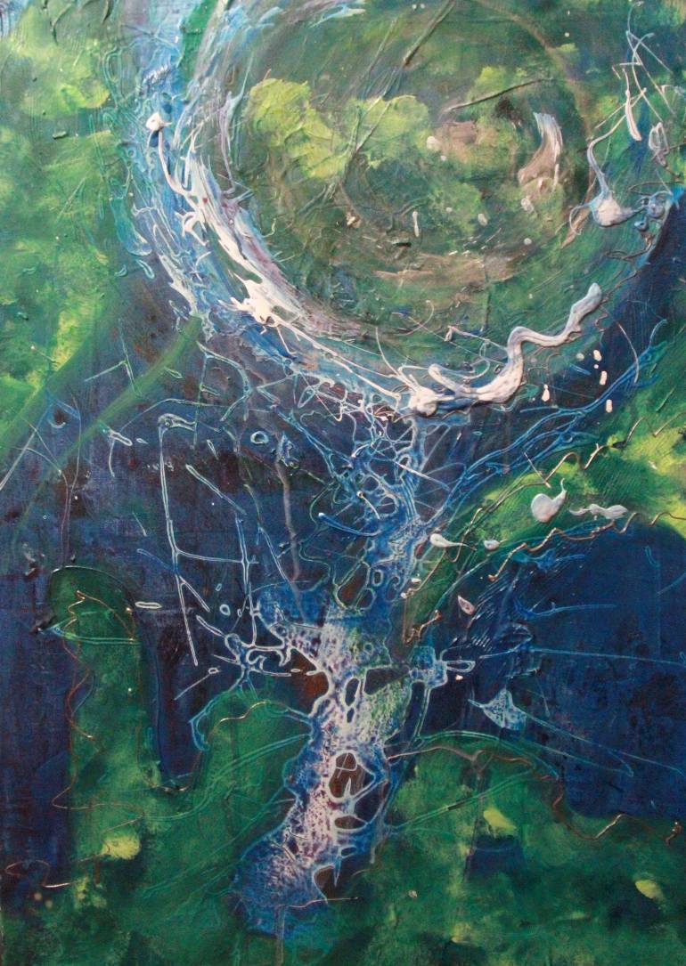 770x1085 Saatchi Art Save The Earth Painting By Ganna Proskura - Painting Earth