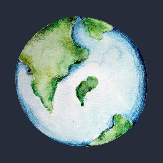 630x630 Watercolor Painting Earth Day - Painting Earth
