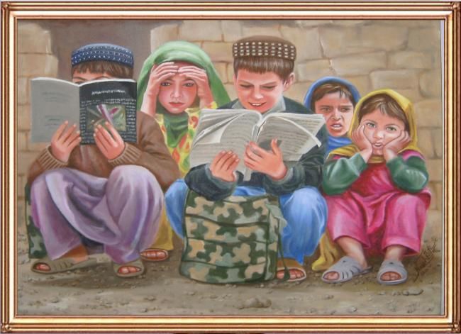 650x471 Girls Education (Naishrafi Rafi) - Painting Education