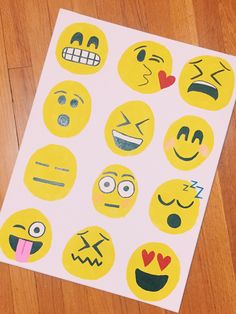 236x314 Blowing Kiss Mini Emoji Painting - Painting Emoji