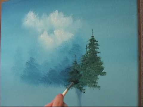 480x360 Learn How To Create A Down Evergreen Tree The Easy Way - Painting Evergreen Trees