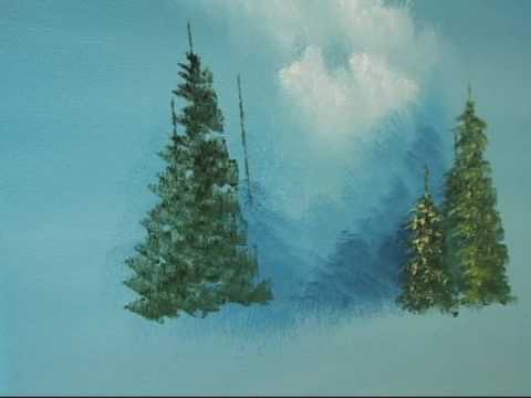 480x360 Learn How To Create Up Evergreen Trees The Easy Way - Painting Evergreen Trees