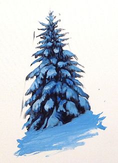 236x327 Video Easy To Paint Pine Trees With Acrylic Artist Jerry Yarnell - Painting Evergreen Trees
