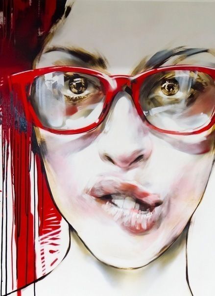 439x604 Girl 3 - Painting Eyeglasses