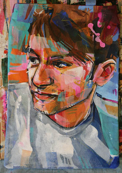 396x563 Gwenn Seemel's Artist Blog On Making A Mark - Painting Faces On Canvas