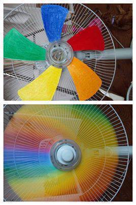 268x403 How To Paint Fan Blades For Rainbow Effect - Painting Fan