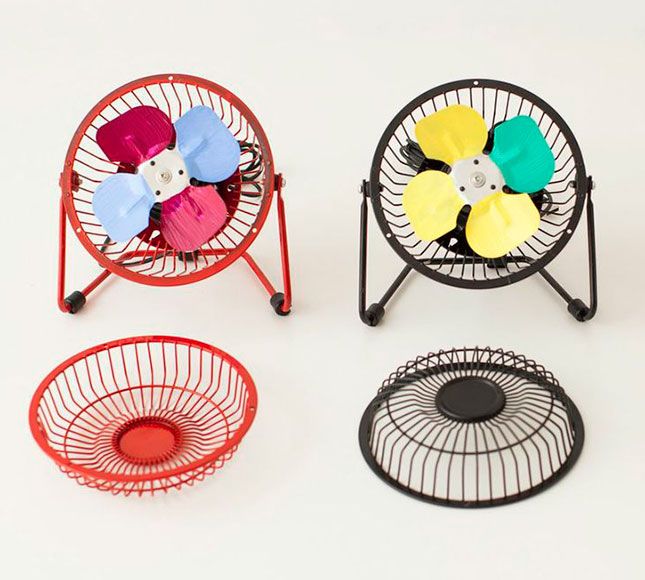 645x580 What Happens When You Make A Color Blocked Fan Spin Color - Painting Fan