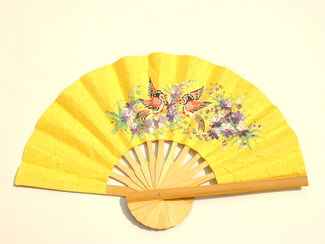 640x480 Wholesale Saa Paper Hand Fans Manufacturer Artisans - Painting Fan