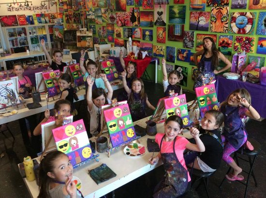 550x410 Kids Paint Parties - Painting Fiesta