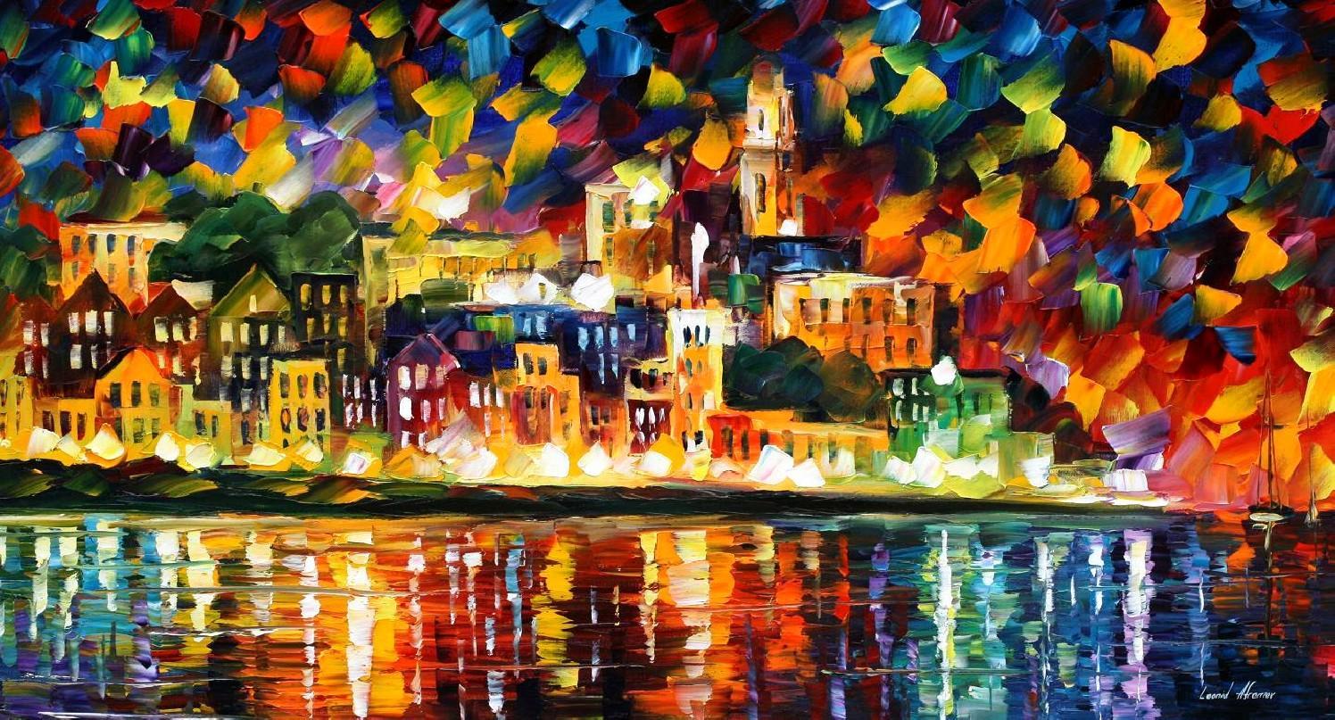 1496x807 Leonid Afremov, Oil On Canvas, Palette Knife, Buy Original - Painting Fiesta