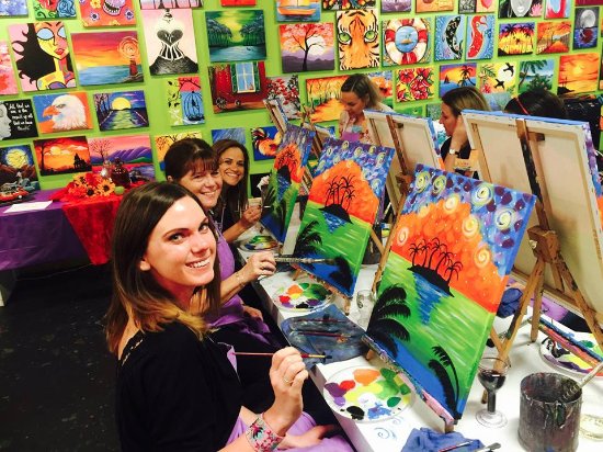 550x412 Paint And Wine - Painting Fiesta